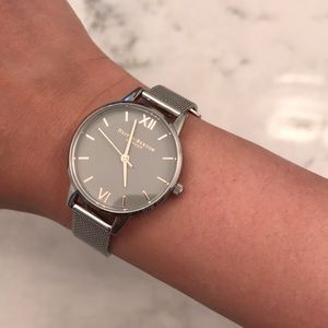 Olivia Burton mesh strap watch